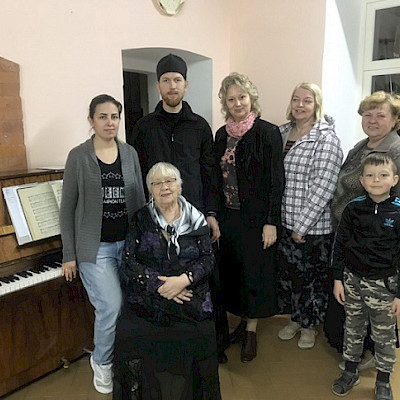 Объявление: занятия церковным пением