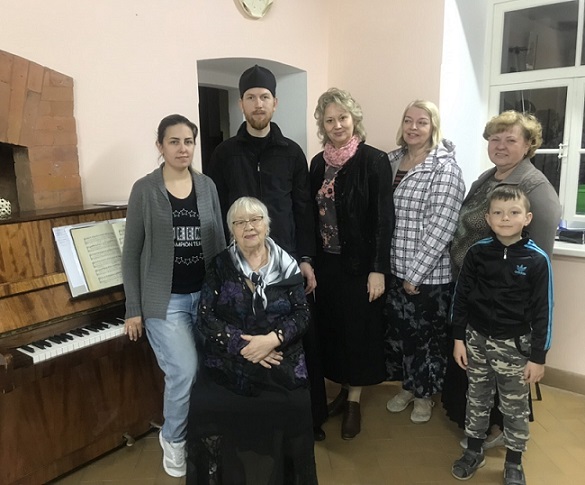 Объявление: занятия церковным пением