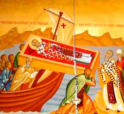 Святитель Николай Мирликийский (перенесение мощей в Бари)