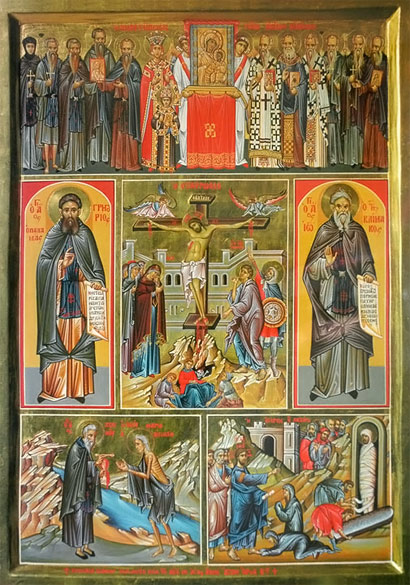 Икона "Святая Четыредесятница, что значит Великий Пост"