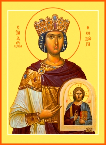 Праведная Феодора Греческая, царица, восстановившая почитание икон