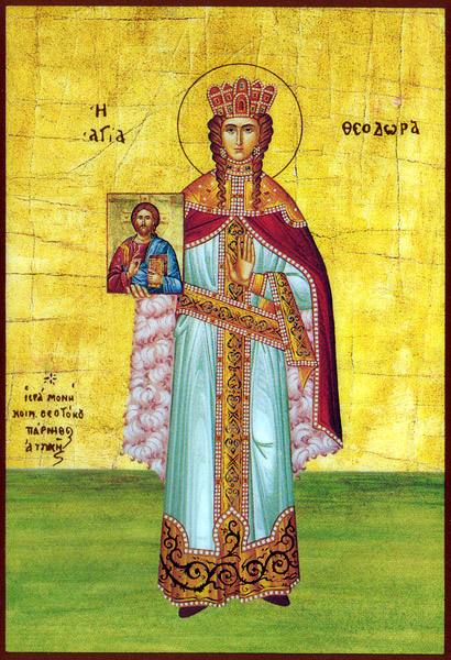 Праведная Феодора Греческая, царица, восстановившая почитание икон