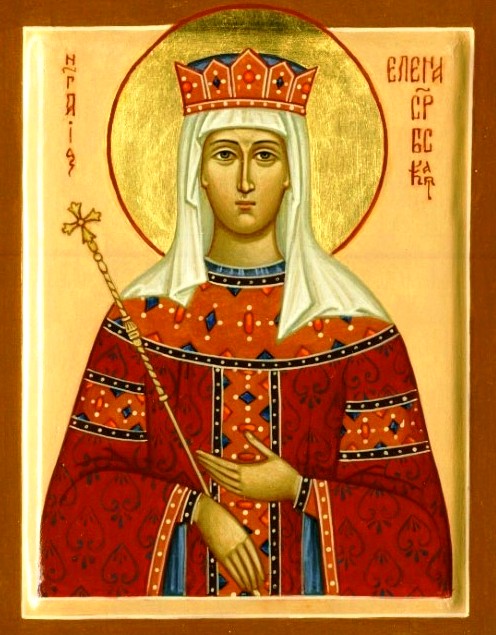 Преподобная Елена Сербская, королева