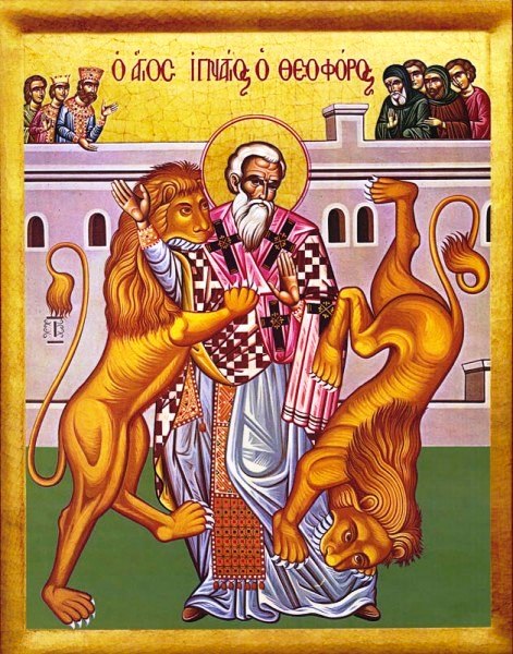 Священномученик Игнатий Богоносец, Антиохийский, епископ