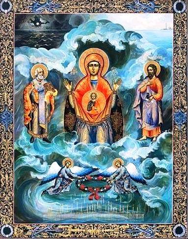 Икона Божией Матери "Знамение на водах"