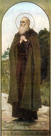 Преподобный Исаакий Печерский, Затворник, в Ближних (Антониевых) пещерах