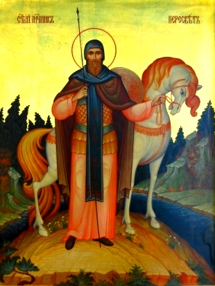 Преподобный Александр Пересвет, воин, схимонах