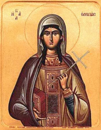 Праведная Олимпиада Константинопольская, дева, диакониса