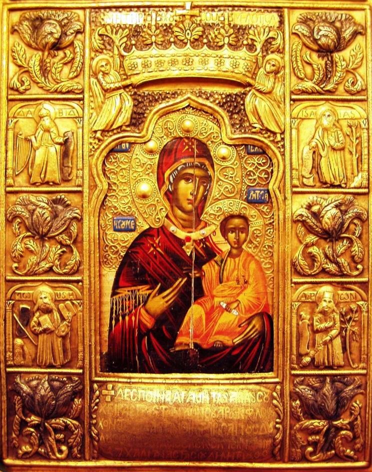 Икона Божией Матери "Одигитрия" Сумельская ("Панагия Сумела")