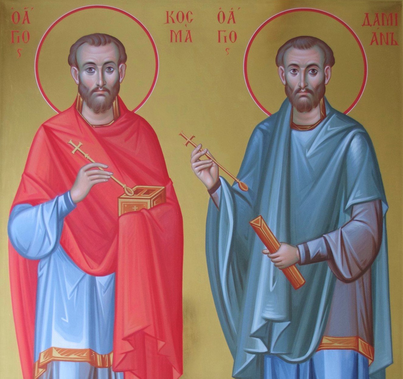 Бессребреники и чудотворцы Косма и Дамиан Римские