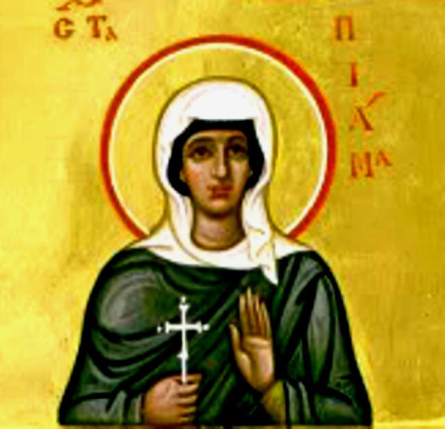 Преподобная Пиама Александрийская, дева